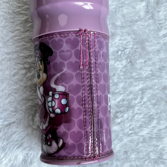 Minnie Mouse Morning's Aren't Pretty Lavender Travel Tumbler With Lid - Picture 3 of 6